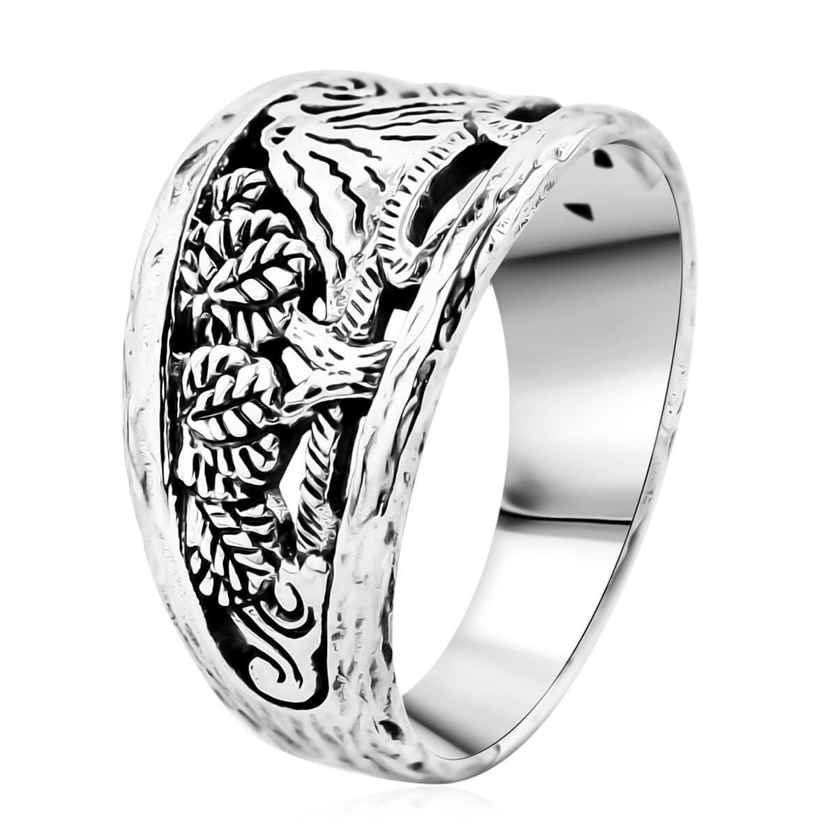 Bali Legacy Ring in Sterling Silver (Size 11.0) 6.10 Grams image number 3