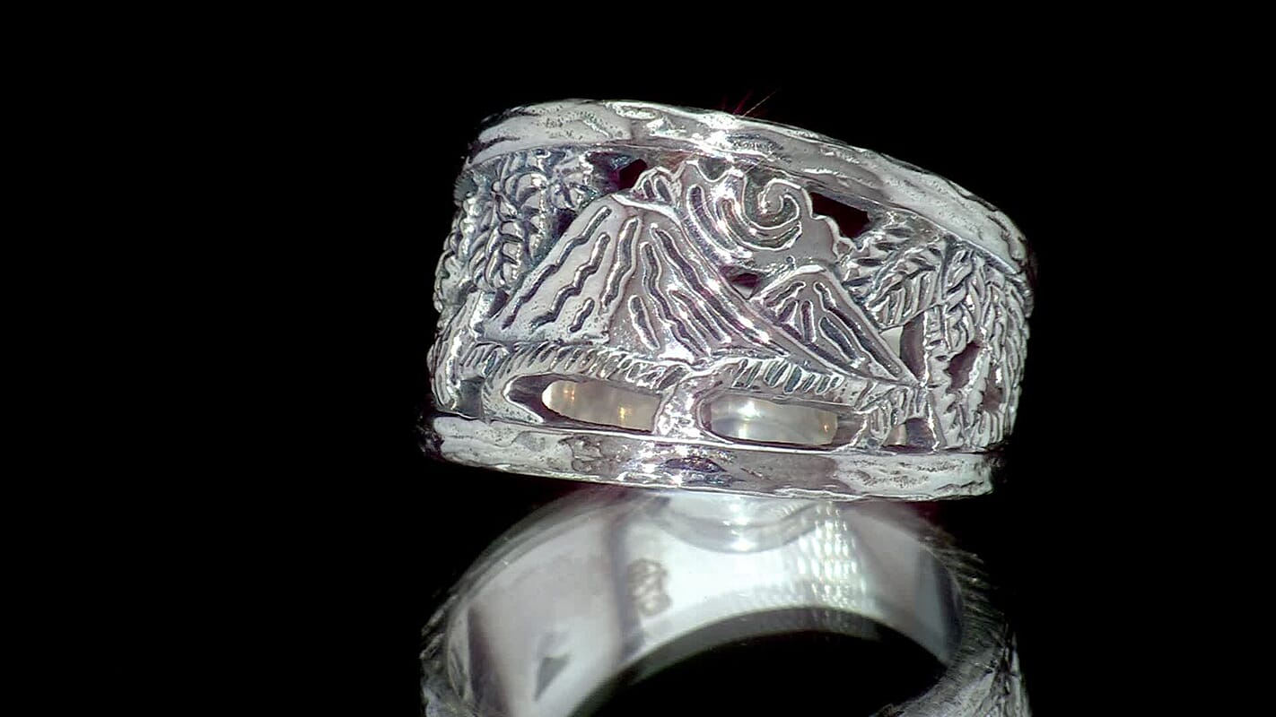Bali Legacy Sterling Silver Ring (Size 10.0) (6.10 g)