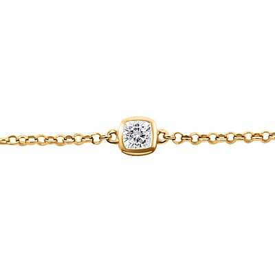 Moissanite Bracelet in Vermeil Yellow Gold Over Sterling Silver (7.50 In) 1.10 ctw