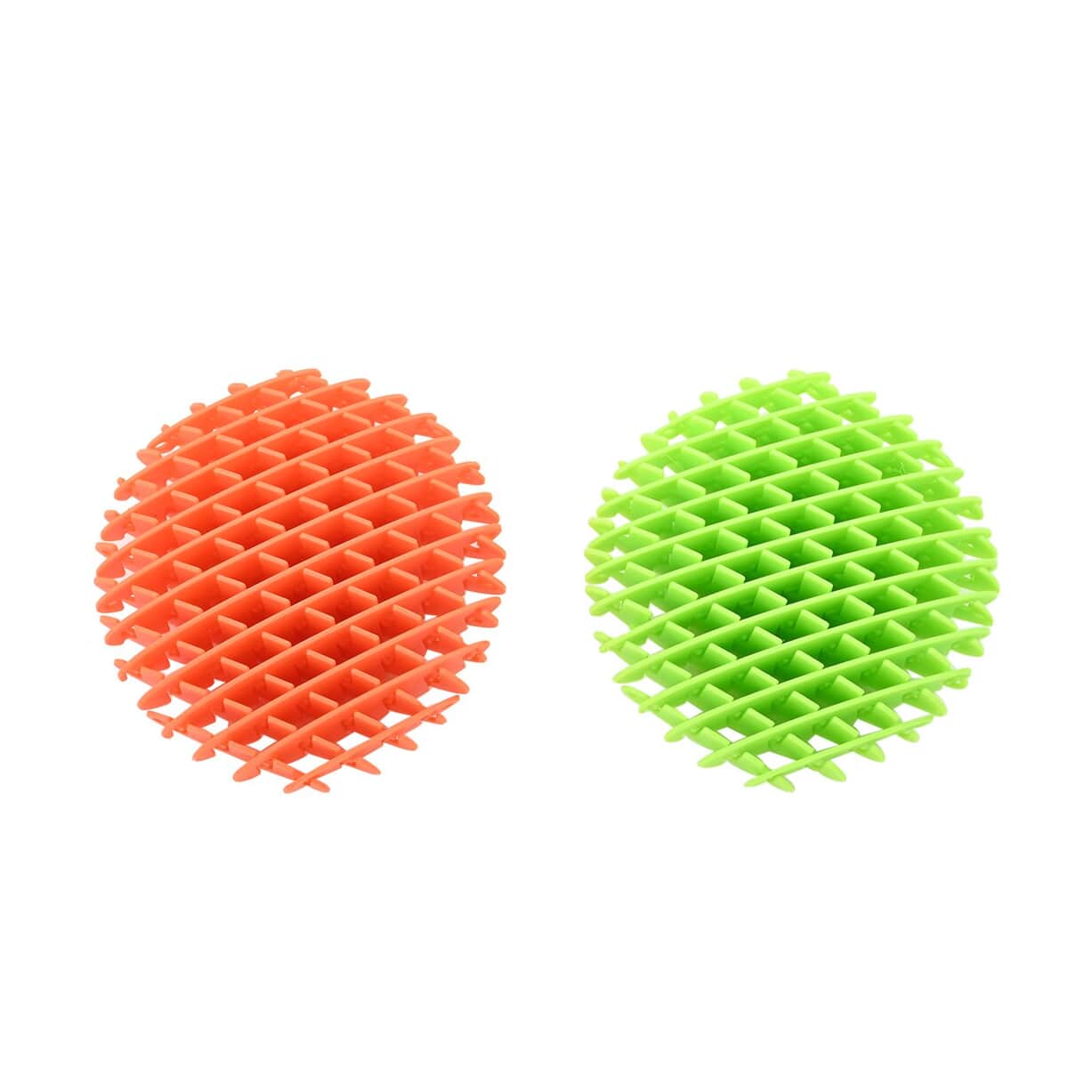 Set of 2 Fidgets Morph Worm -Orange & Green image number 0