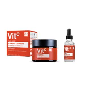 Dr Botanicals Age CompleX Collection- Vitamin C Brightening Moisturizer (2oz) & Hyaluronic Acid Facial Serum (1.01oz)