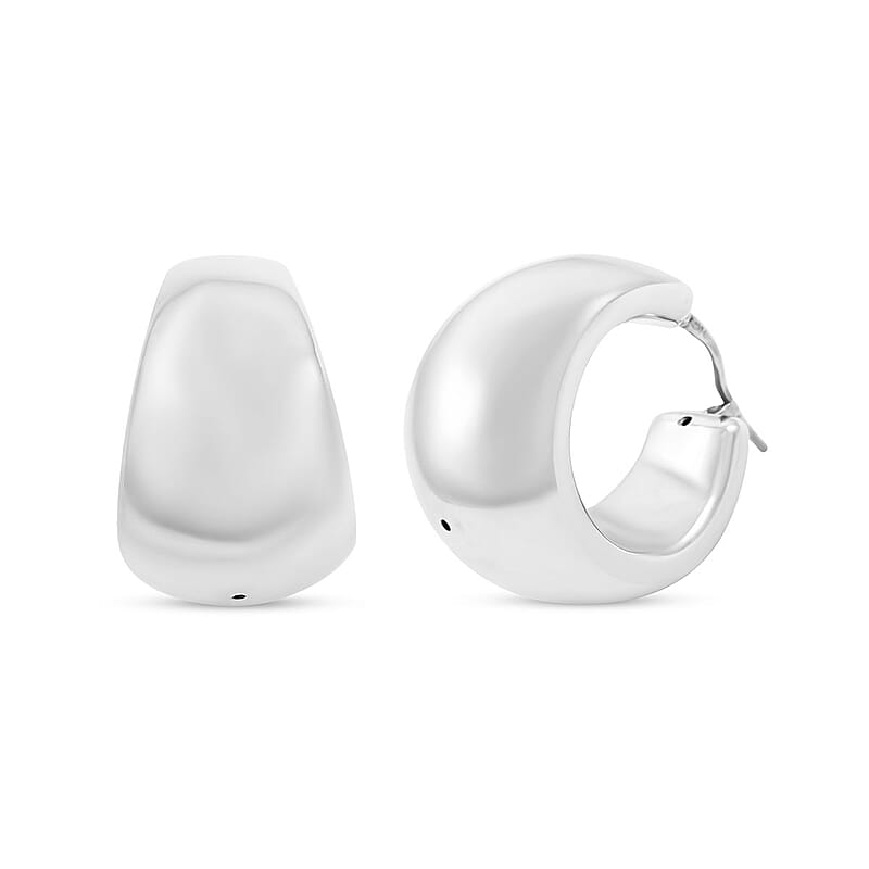 Italian Sterling Silver Lever Back Earrings 10 Grams