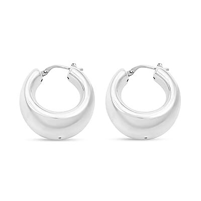 Italian Sterling Silver Lever Back Earrings 10 Grams