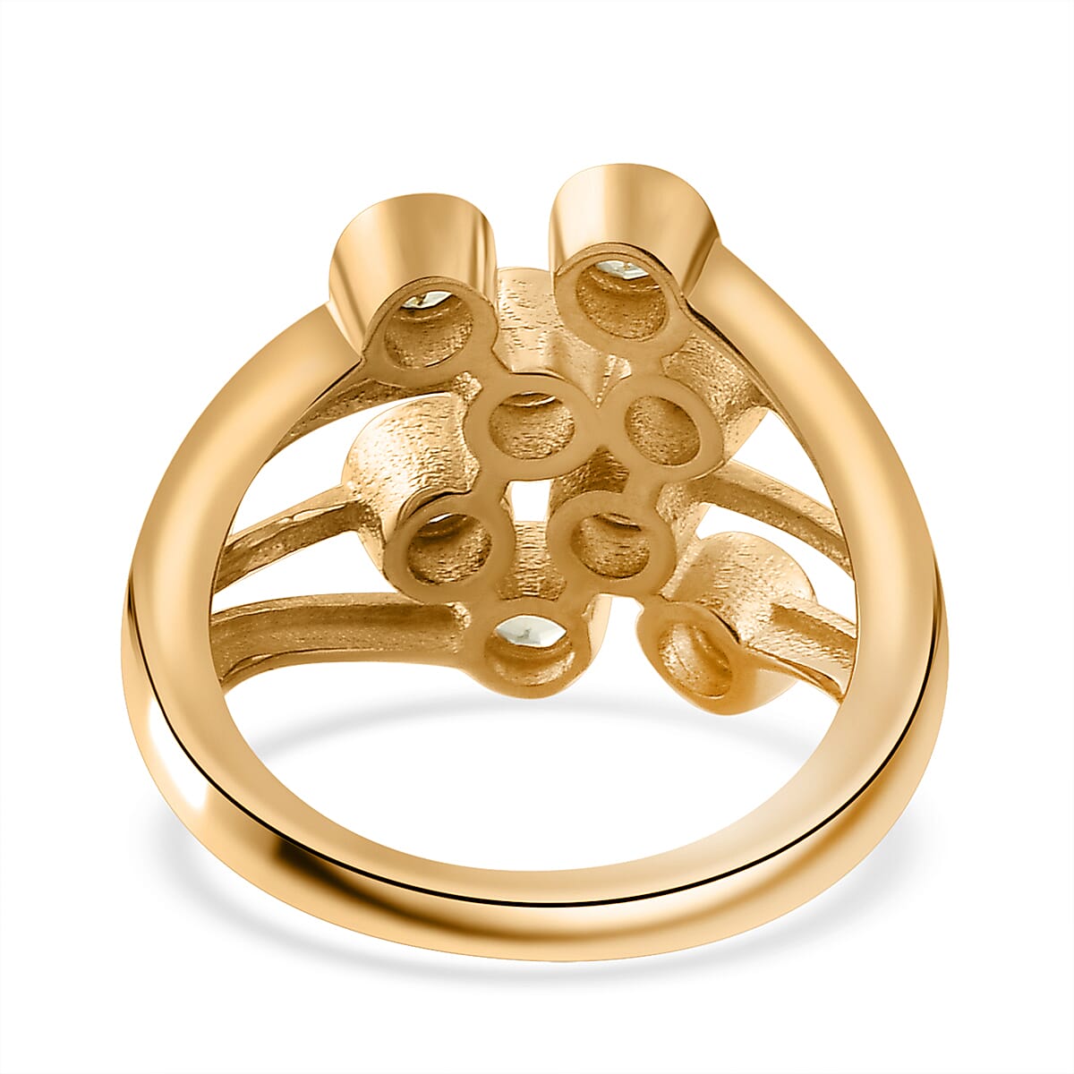 Premium Natural Chrysoberyl Ring in Vermeil Yellow Gold Over Sterling Silver (Size 10.0) 1.10 ctw