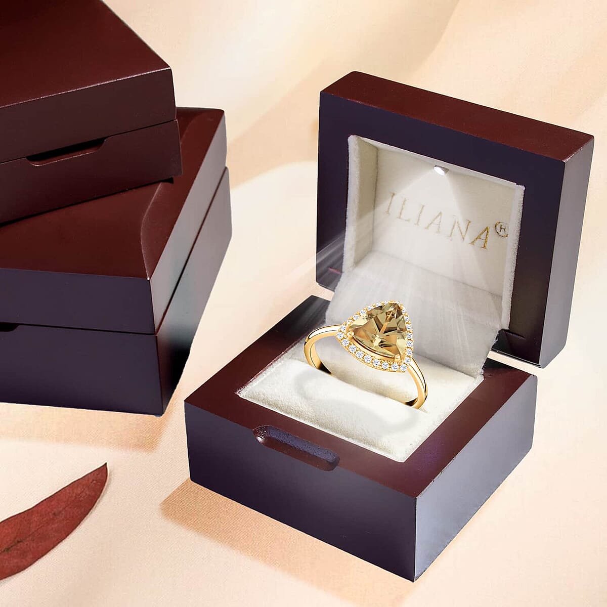Certified & Appraised Iliana 18K Yellow Gold AAA Turkizite and G-H SI Diamond Ring (Size 8.5) 3.50 Grams 2.80 ctw image number 6