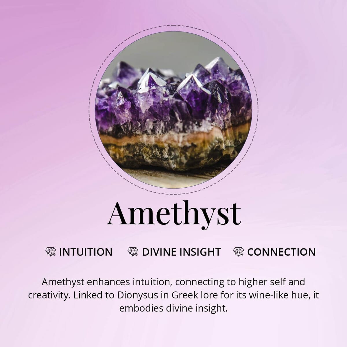 Luxoro 10K Yellow Gold AAA African Amethyst and G-H I2 Diamond Ring (Size 8.5) 5.70 ctw image number 6