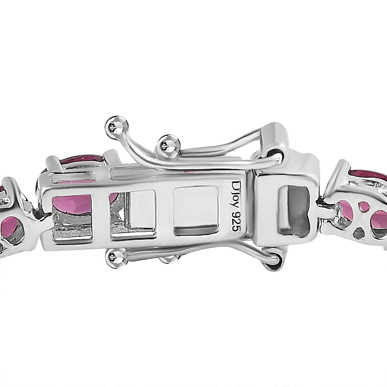 Orissa Rhodolite Garnet Tennis Bracelet in Platinum Over Sterling Silver (7.25 In) 15.15 ctw
