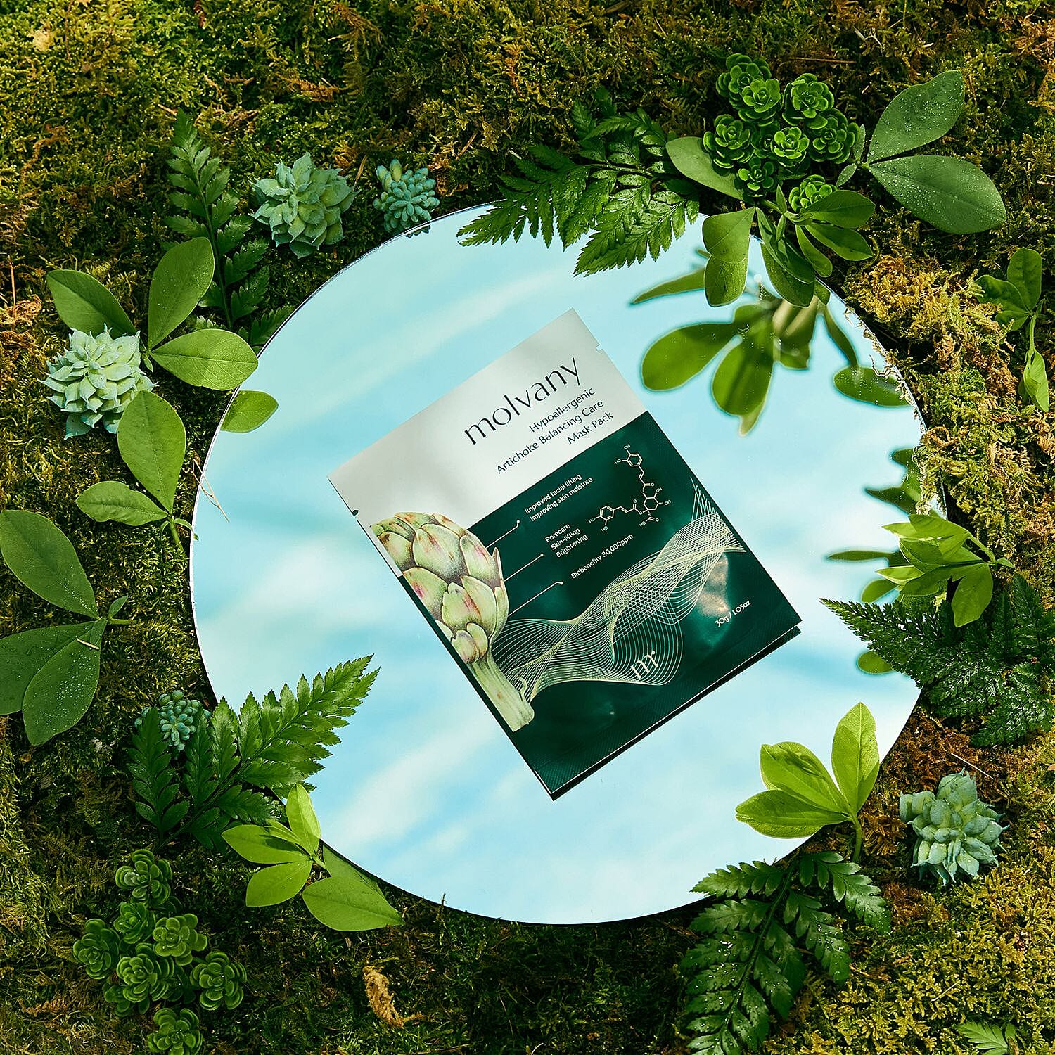 Molvany Hypoallergenic Artichoke Balancing Care Mask Pack
