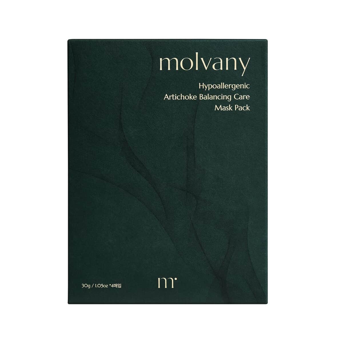 Molvany Hypoallergenic Artichoke Balancing Care Mask Pack image number 3