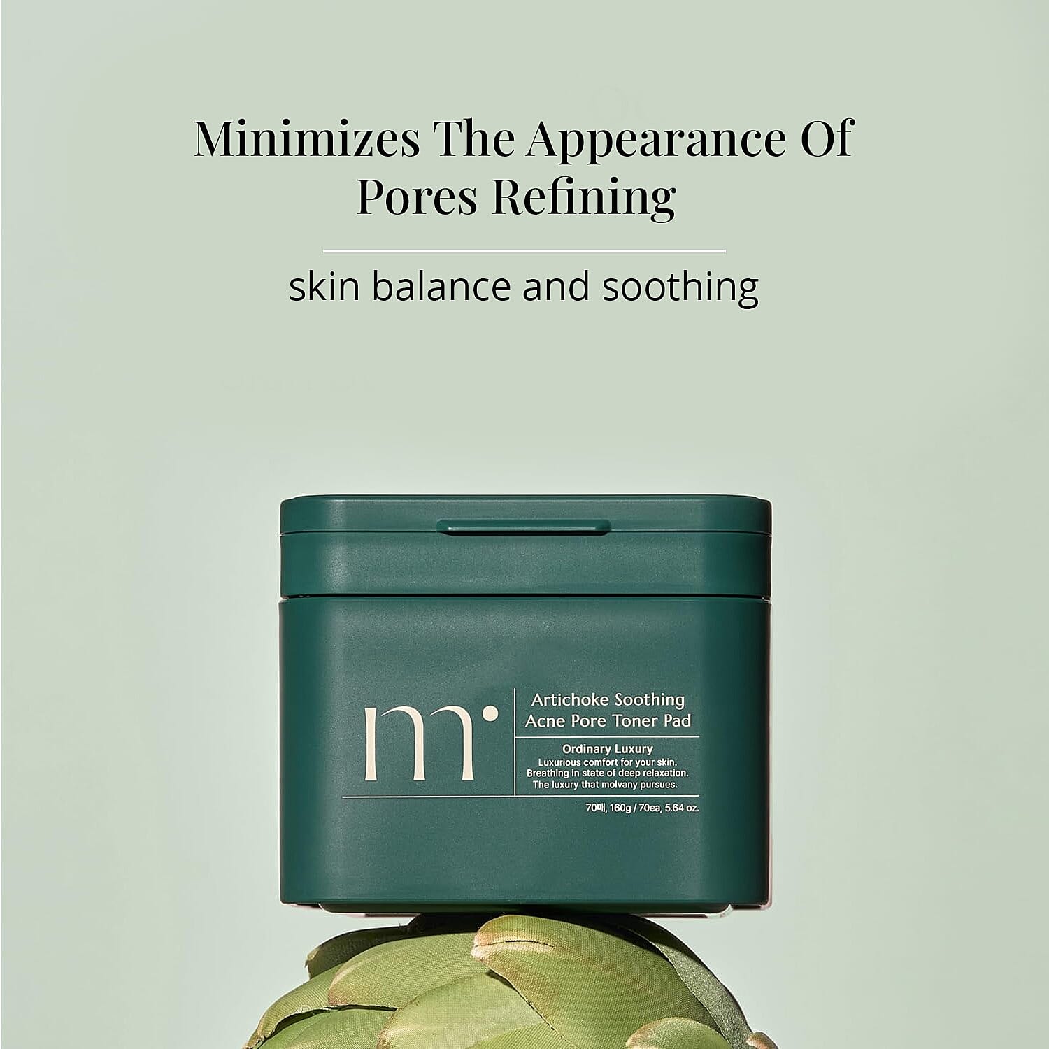 Molvany Artichoke Soothing Affect Pore Toner Pad