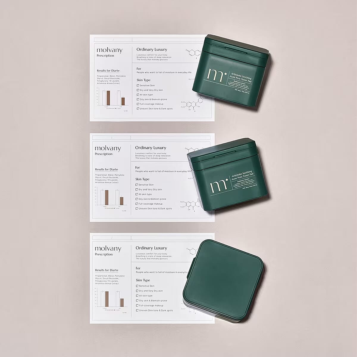 Molvany Artichoke Soothing Affect Pore Toner Pad image number 7