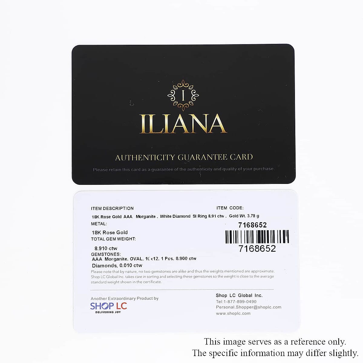 Certified & Appraised Iliana AAA Marropino Morganite and G-H I1 Diamond 9.00 ctw Ring in 18K Rose Gold (Size 6.5) image number 8