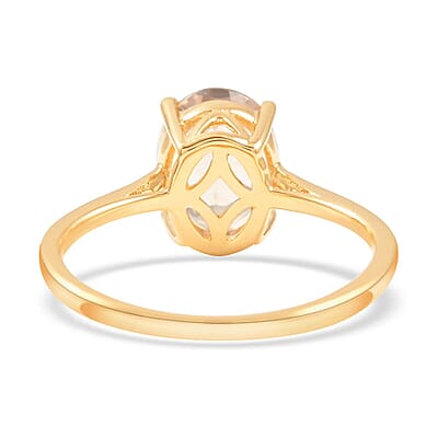Certified and Appraised Luxoro 14K Yellow Gold AAA Turkizite Solitaire Ring (Size 11.0) 2.05 ctw