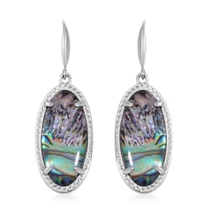 Abalone Shell Earrings in Stainless Steel