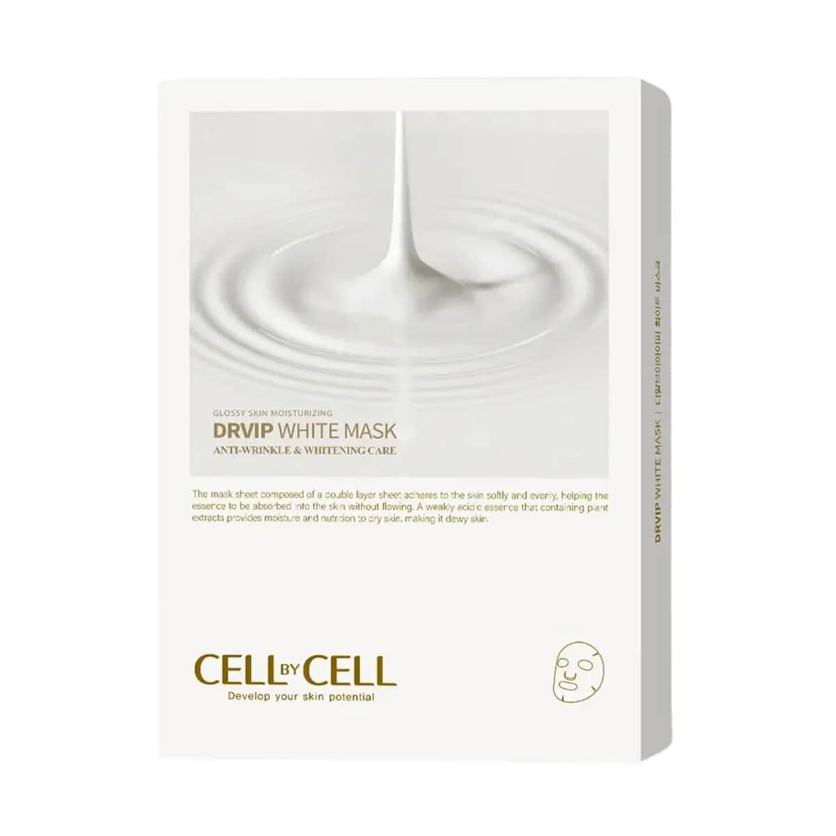 CellbyCell Dr.VIP Anti-Wrinkle & Brightening Face Sheet Mask, 5ct image number 0