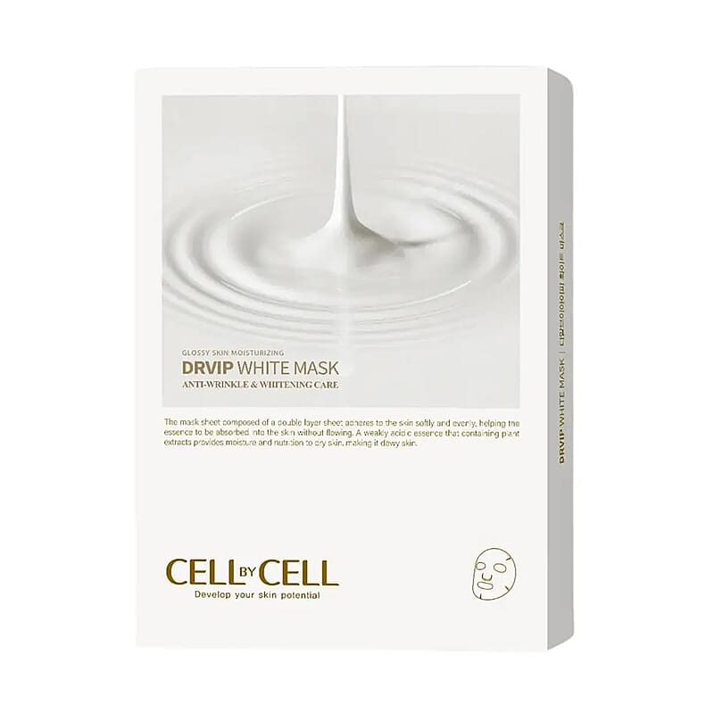 CellbyCell Dr.VIP Anti-Wrinkle & Brightening Face Sheet Mask, 5ct