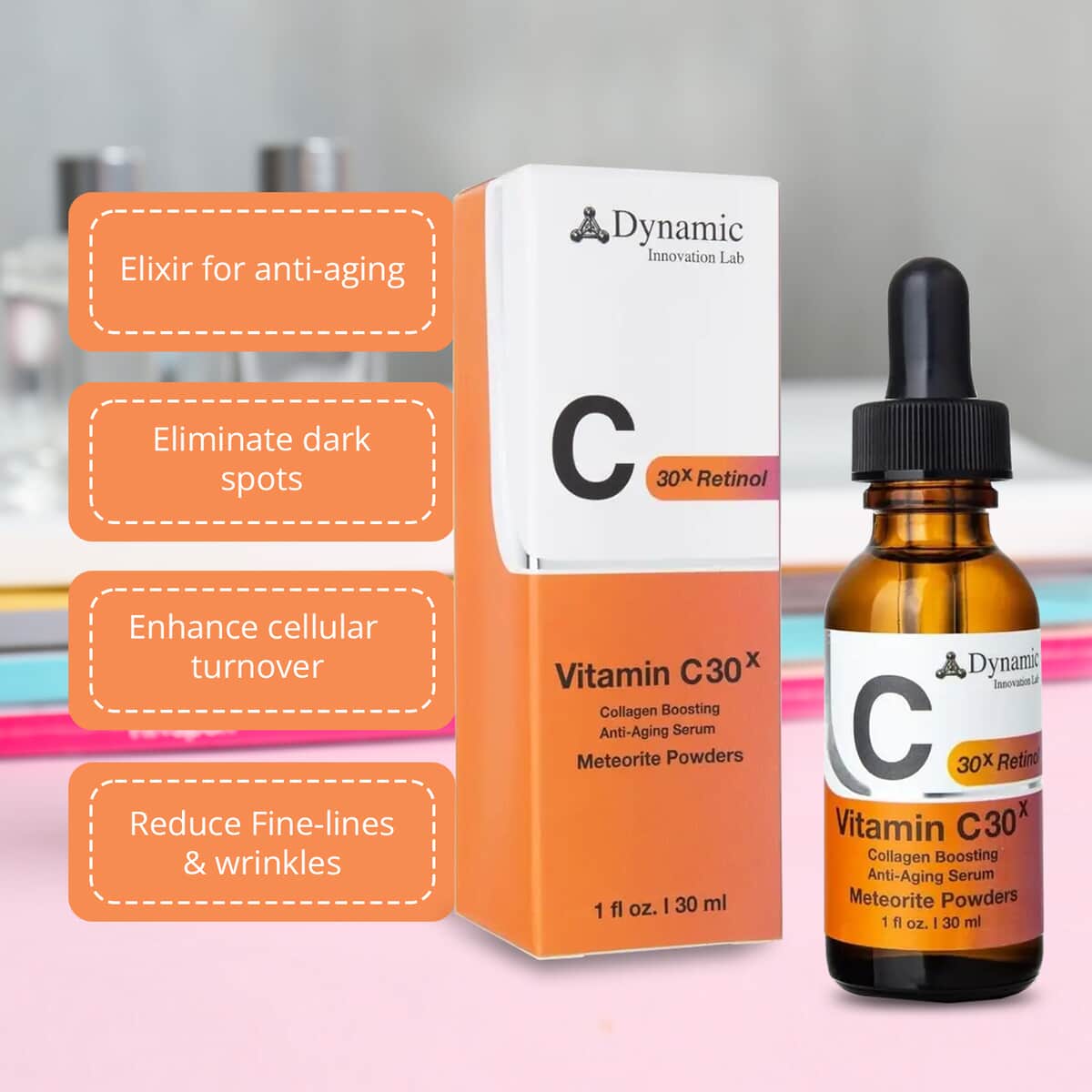 Dynamic Innovations Vitamin C30X Collagen-Boosting Anti-Aging Serum image number 4