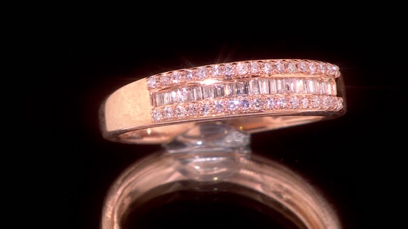 Natural Pink Diamond I3 Ring in Vermeil Rose Gold Over Sterling Silver 0.25 ctw 4.7 3 Reviews