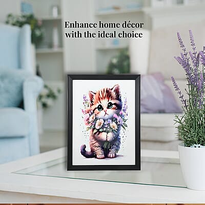 Closeout Kitten Frame Wall Art