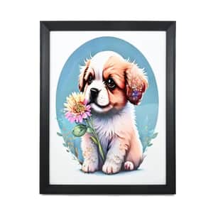 Closeout Puppy Frame Wall Art