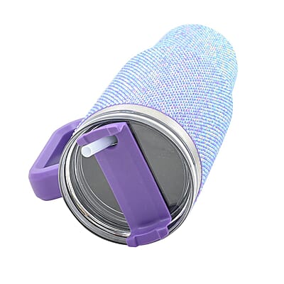 Closeout Purple 40 oz Rhinestone Tumbler
