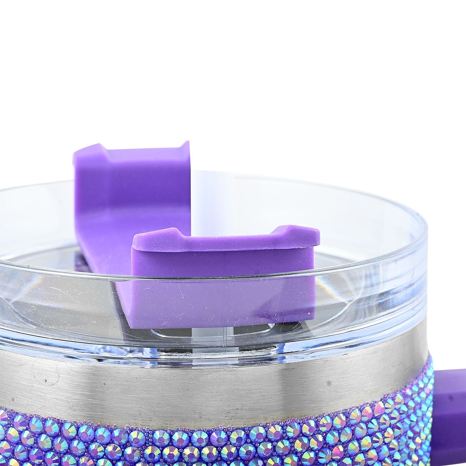 Closeout Purple 40 oz Rhinestone Tumbler