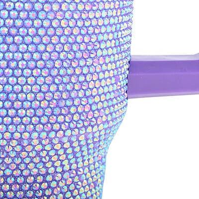 Closeout Purple 40 oz Rhinestone Tumbler