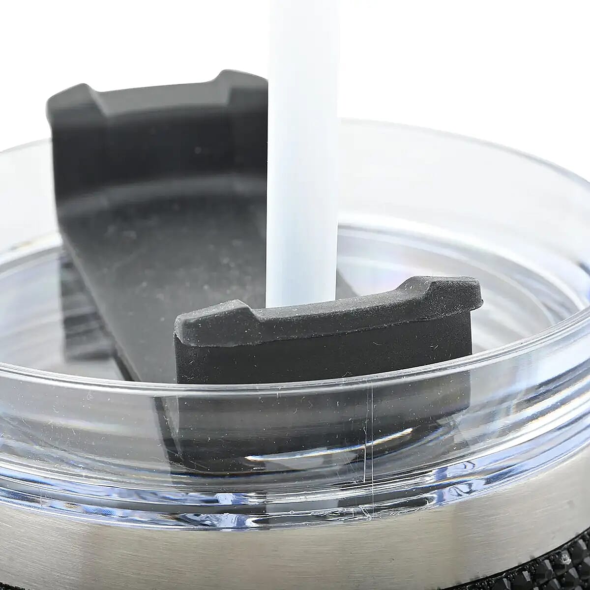 Closeout Black 40 oz Rhinestone Tumbler image number 7