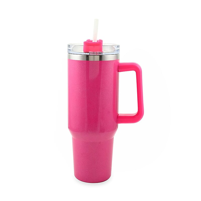 Closeout Metallic Pink 40oz Tumbler