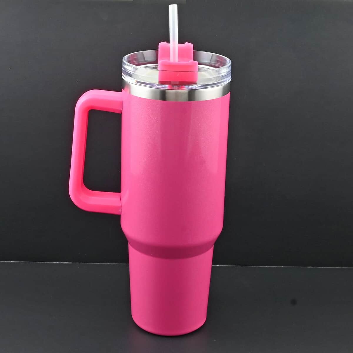 Closeout Metallic Pink 40oz Tumbler image number 1