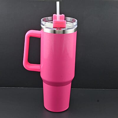 Closeout Metallic Pink 40oz Tumbler