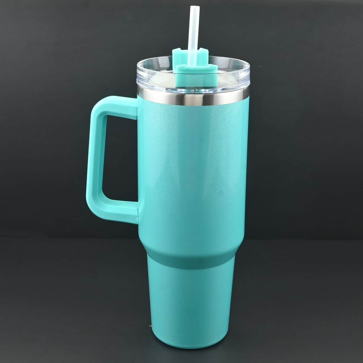 Metallic Turquoise 40oz Tumbler image number 1