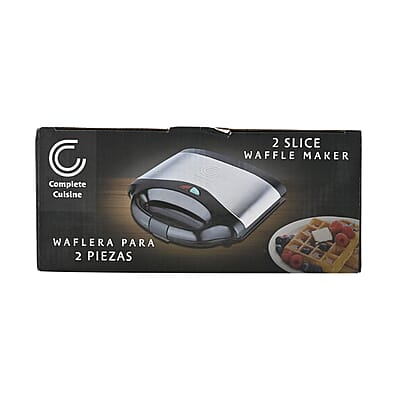 Complete Cuisine Belgian Style 2 Slice Waffle Maker