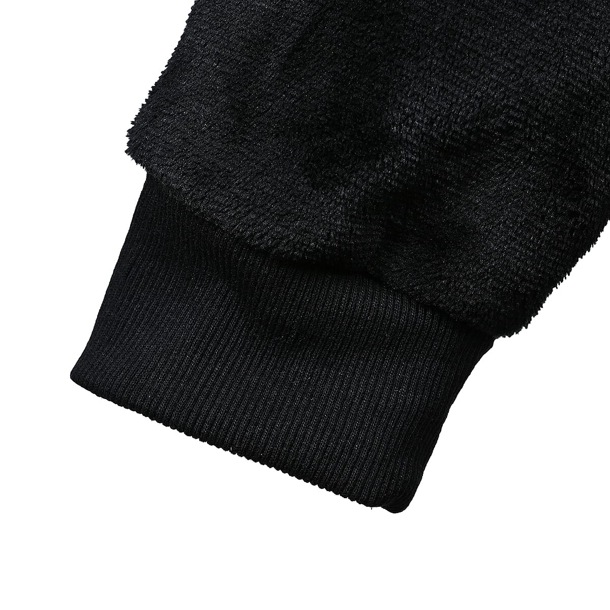 Black Blanket Hoodie Sweatshirt with Kangaroo Pocket – One Size Fits Most