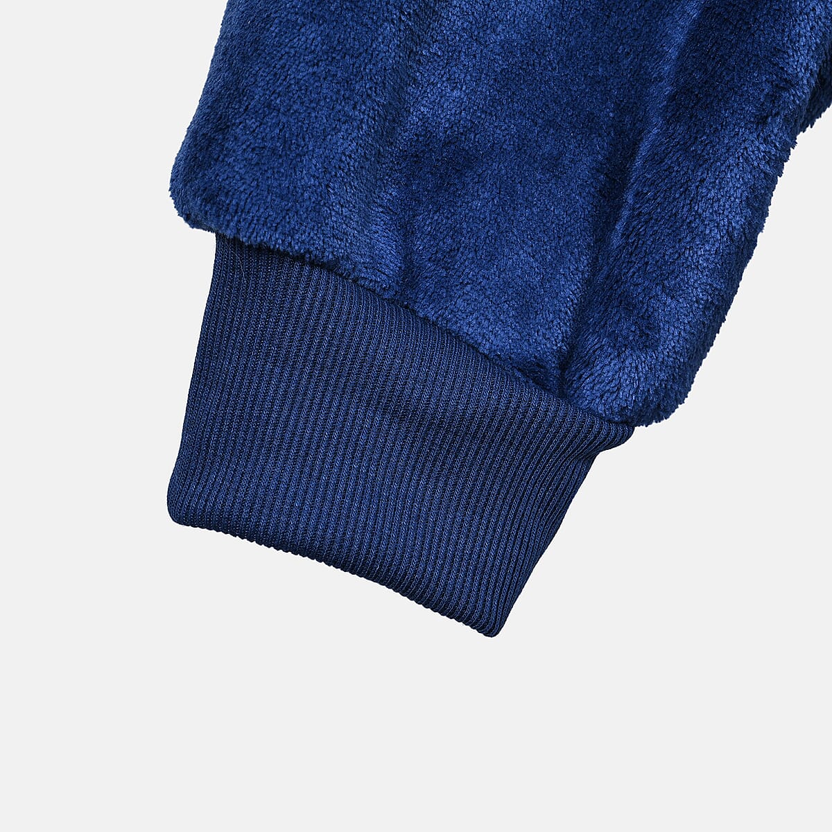 Blue Blanket Hoodie Sweatshirt with Kangaroo Pocket &ndash; One Size Fits Most image number 4