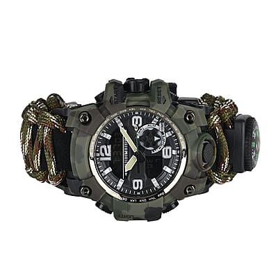 Multi-Functional Survival Military Digital Watch