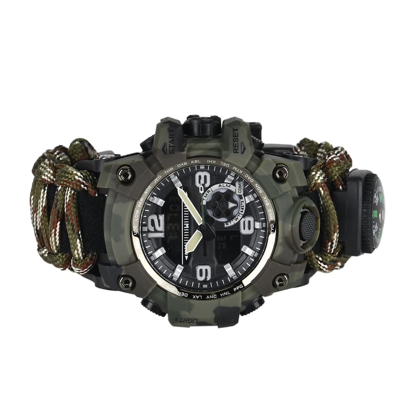 Multi-Functional Survival Military Digital Watch