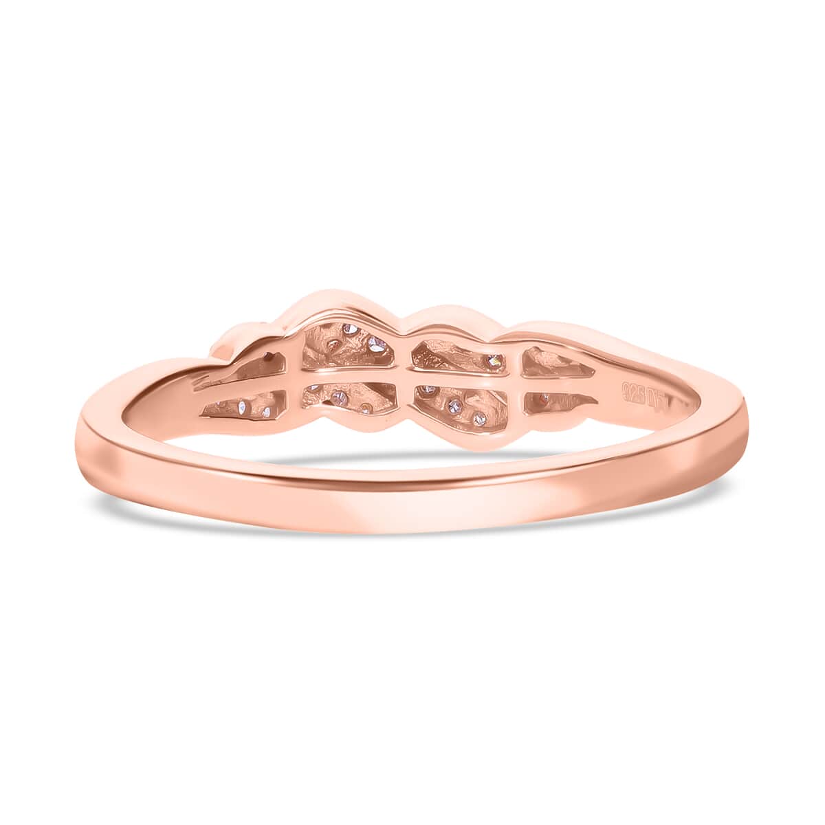 Natural Pink Diamond (I3) Ring in Vermeil RG Over Sterling Silver (Size 10.0) 0.15 ctw image number 2