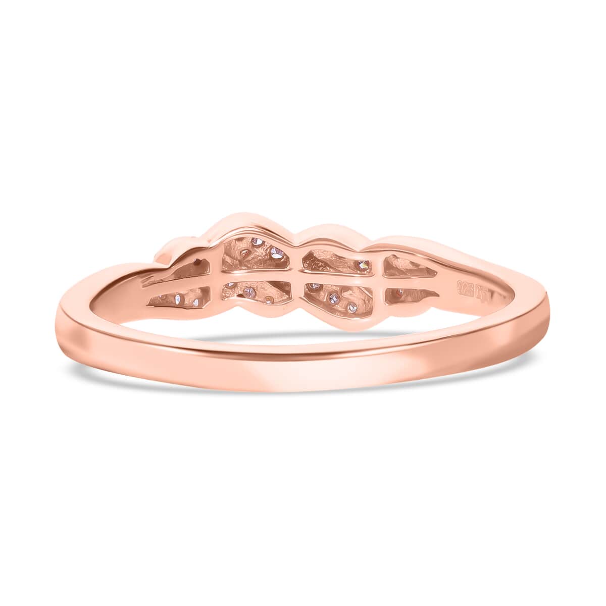 Natural Pink Diamond I3 Ring in Vermeil Rose Gold Over Sterling Silver (Size 6.0) 0.15 ctw image number 2