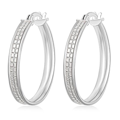 Sterling Silver 25mm Earrings 3 Grams