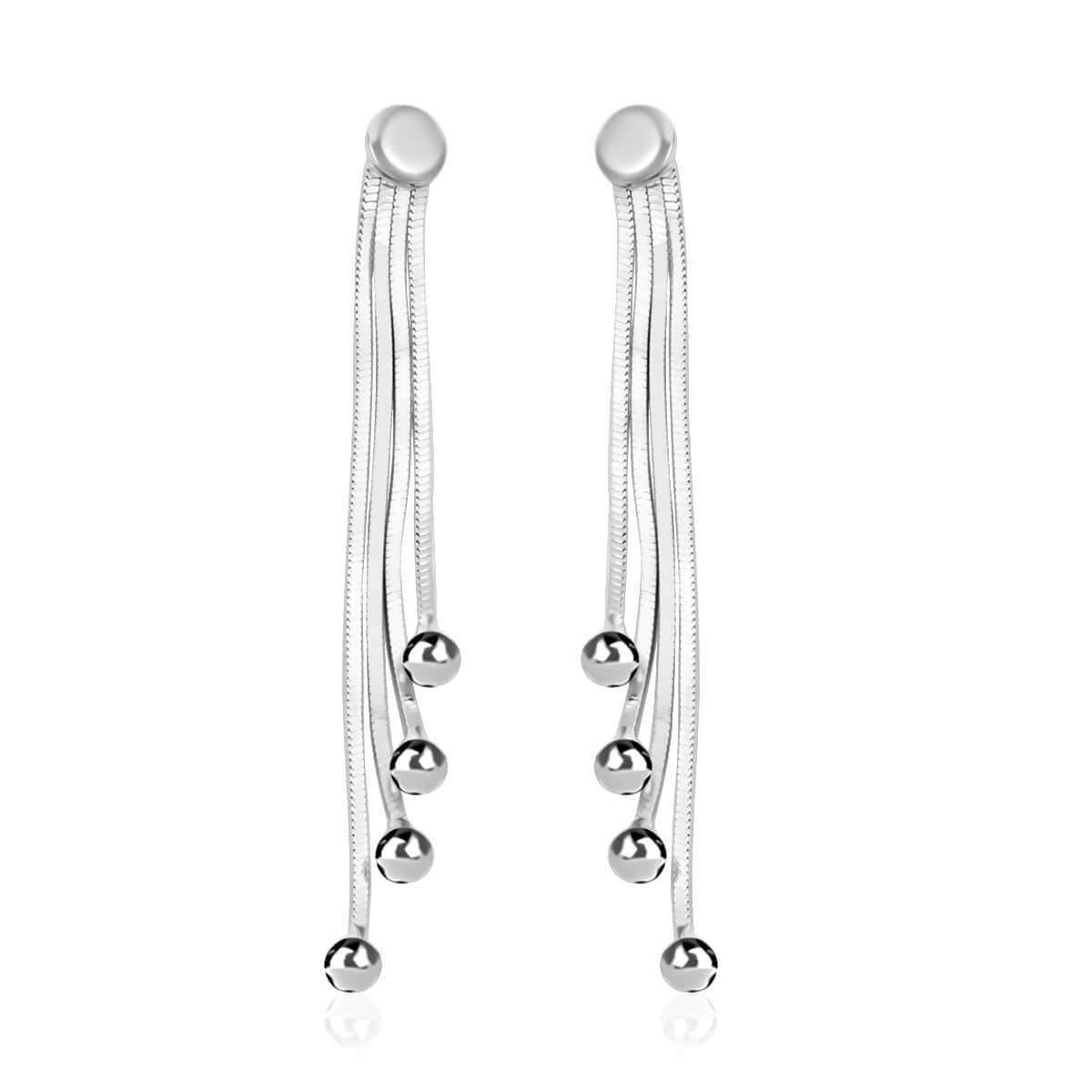 Dangling Earrings in Sterling Silver 2.50 Grams image number 0