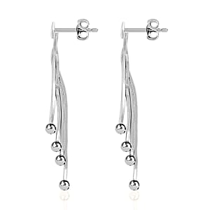 Dangling Earrings in Sterling Silver 2.50 Grams