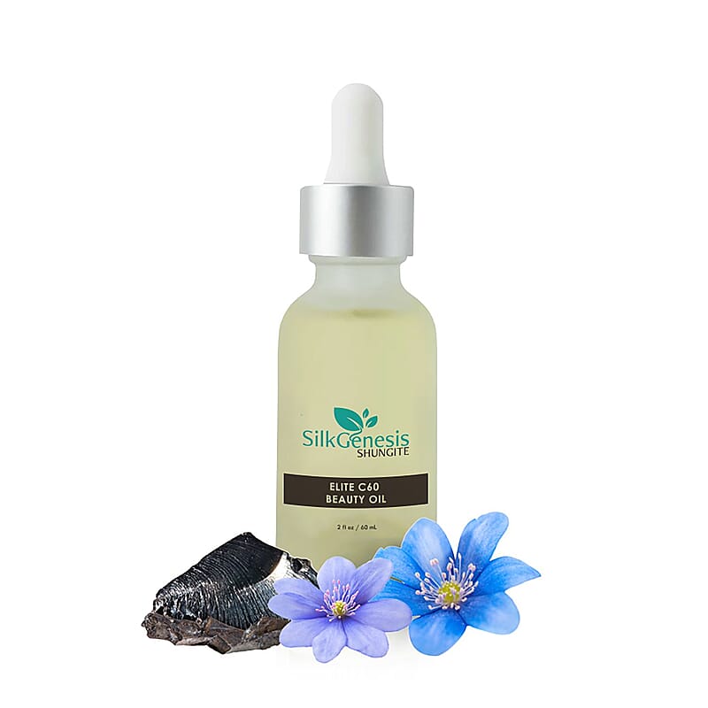 Silk Genesis Shungite Elite C60 Beauty Oil with Vitamin C 2oz