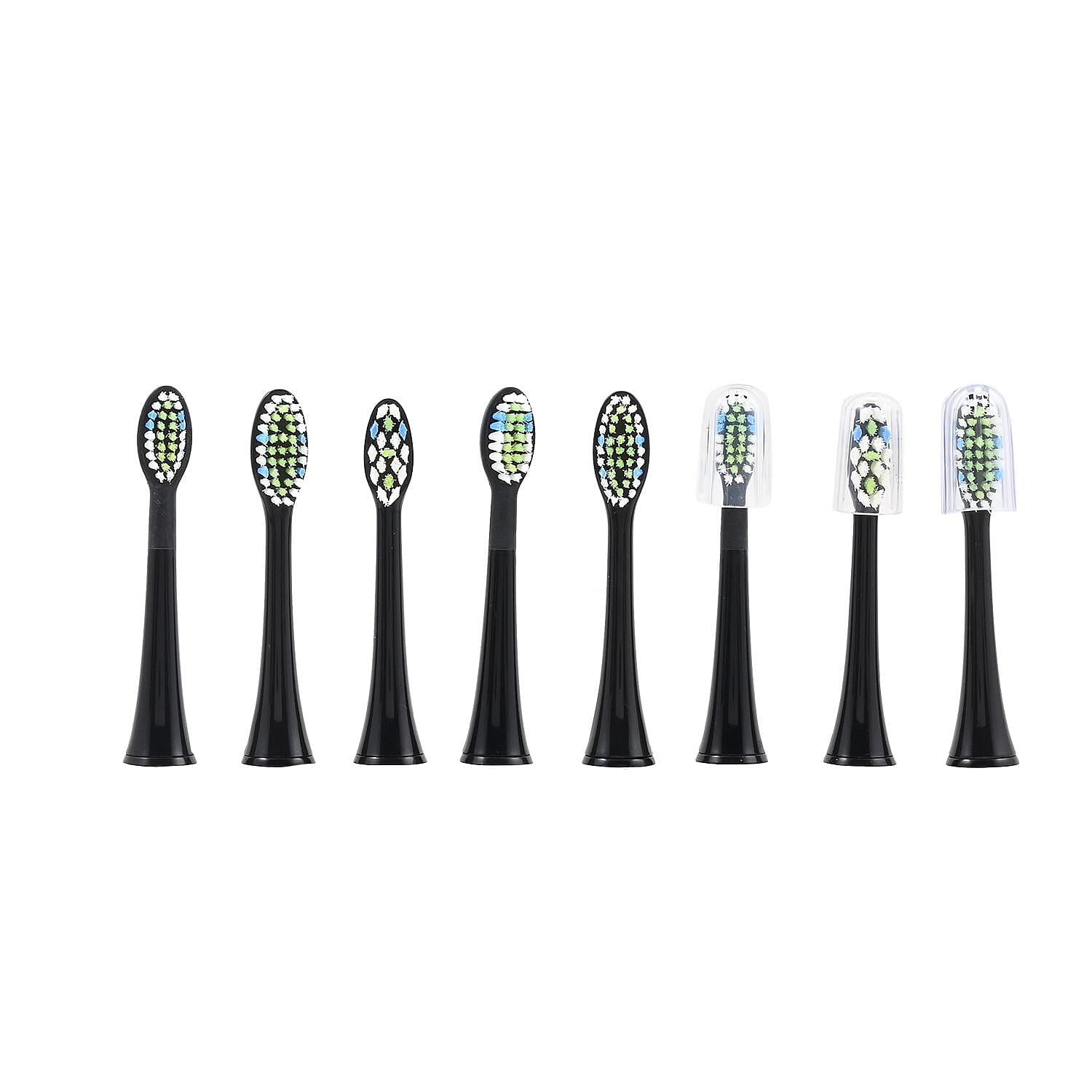 Electric Toothbrush Care Combo with 8 Replaceable Brush Heads (Rechargeable 500mAh Battery)