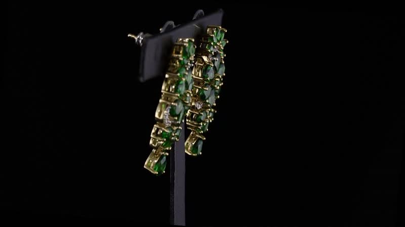 Sky Blue Topaz and Multi Gemstone Earrings in Vermeil Yellow Gold Over Sterling Silver 8.40 ctw (Del. in 8-10 Days)