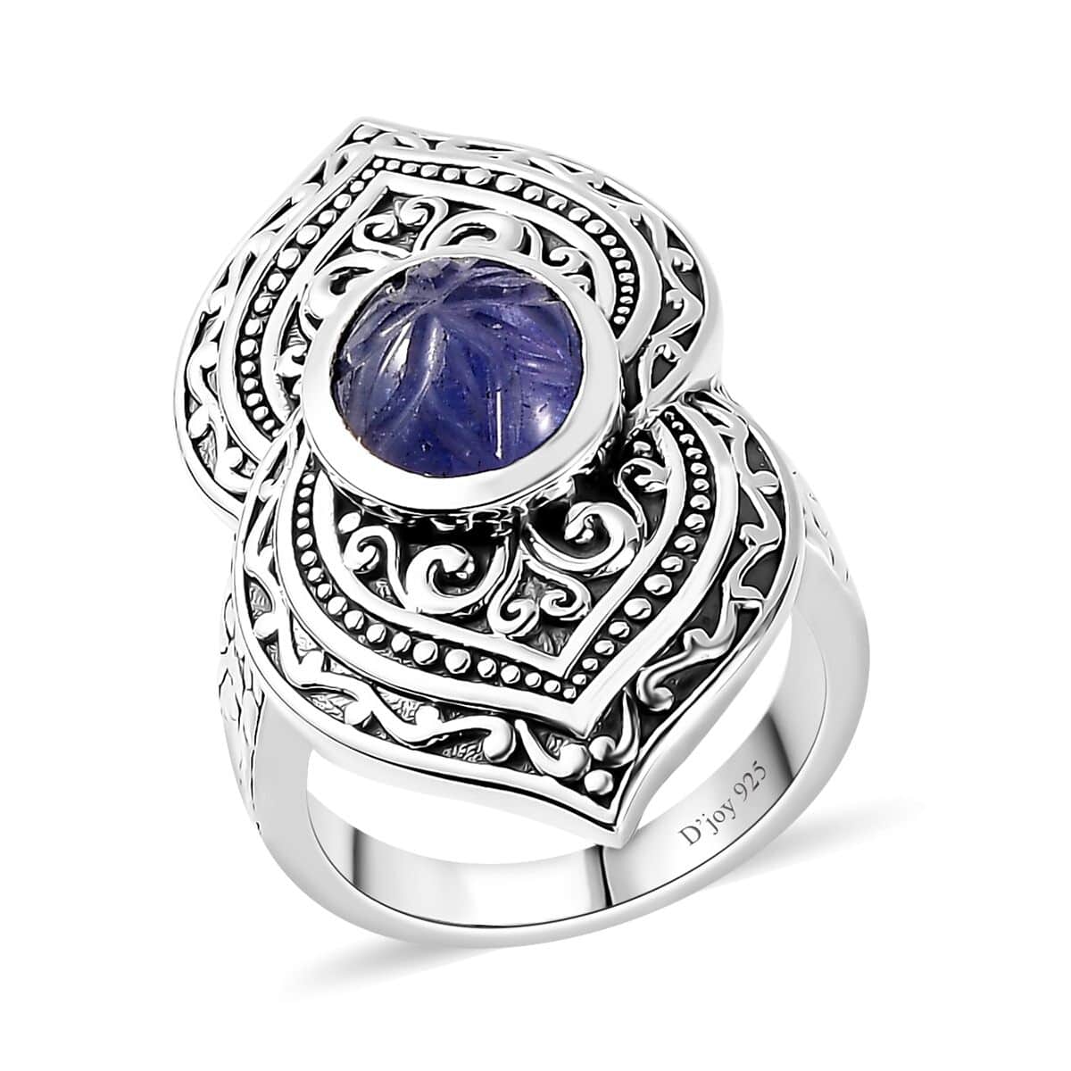 Artisan Crafted Tanzanite Ring in Sterling Silver (Size 10.0) 4.75 ctw image number 0