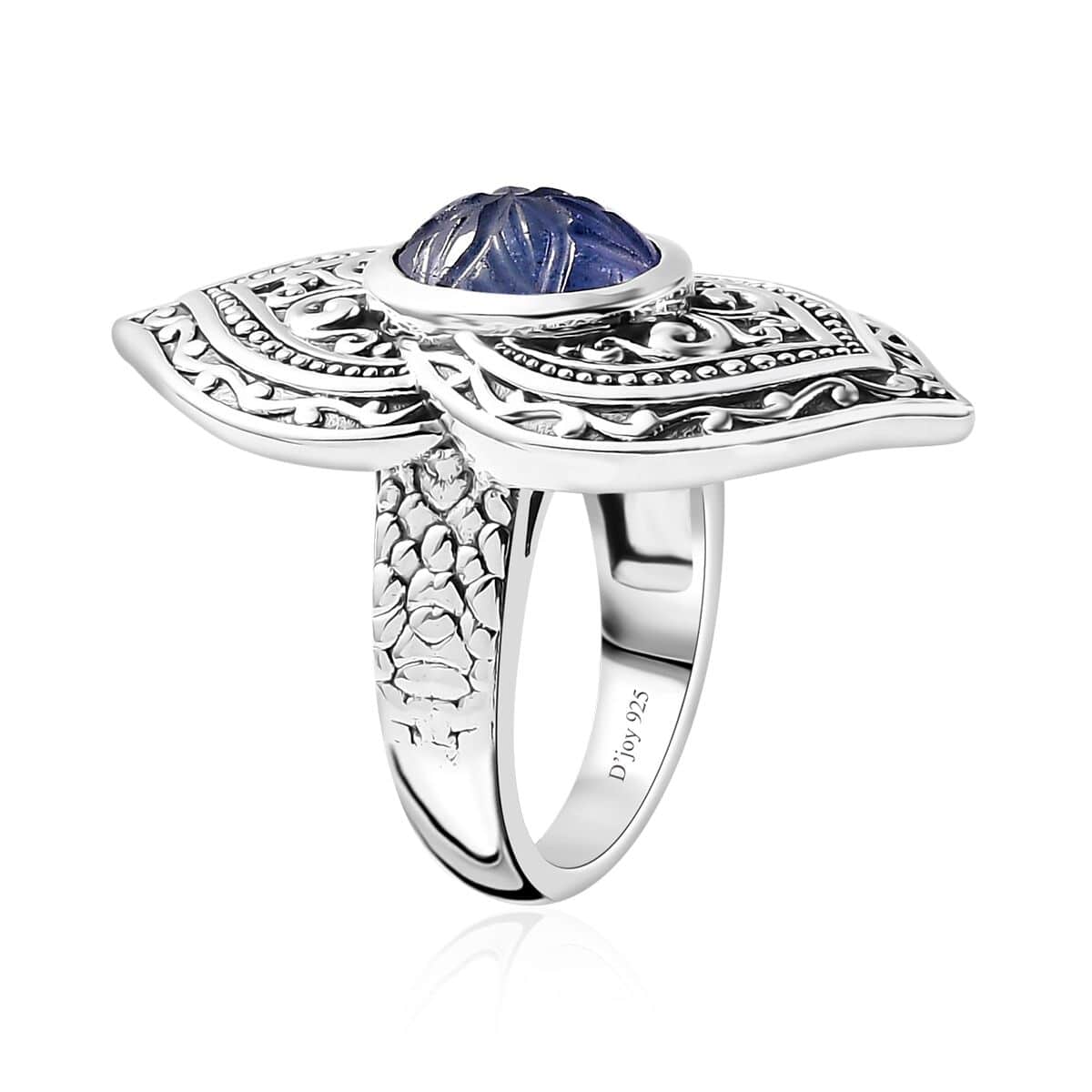 Artisan Crafted Tanzanite Ring in Sterling Silver (Size 10.0) 4.75 ctw image number 3