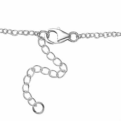 Indian Artistry Multi-Tourmaline Carved 18.75 ctw Butterfly Necklace in Sterling Silver 18-20 Inches