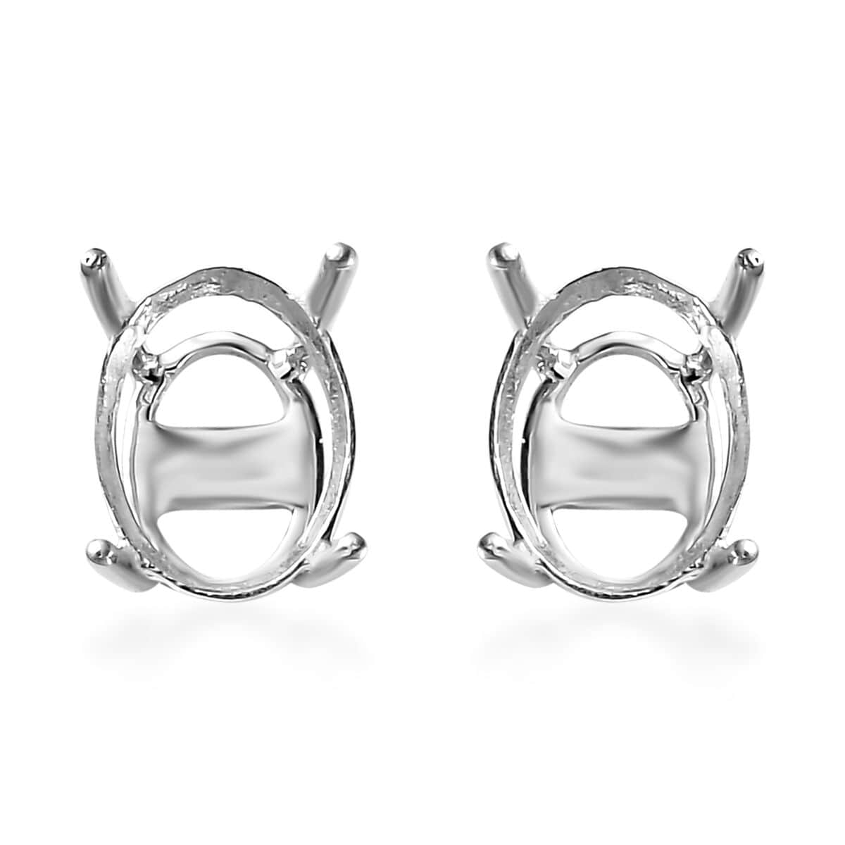 Luxoro 14K White Gold Earrings 1.20 Grams image number 0