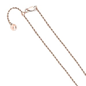 Vermeil RG Over Sterling Silver Necklace (24 Inches) 3.30 g